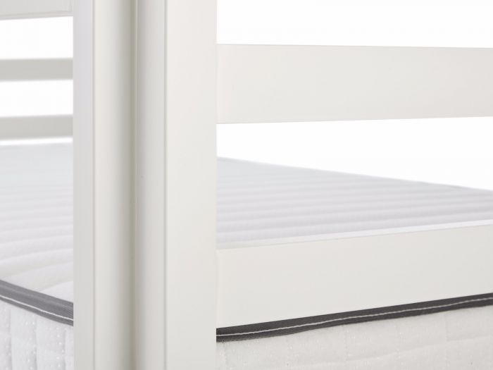 Academy White Metal Bunk Bed Detail 4 | Now On Sale | Bedtime.