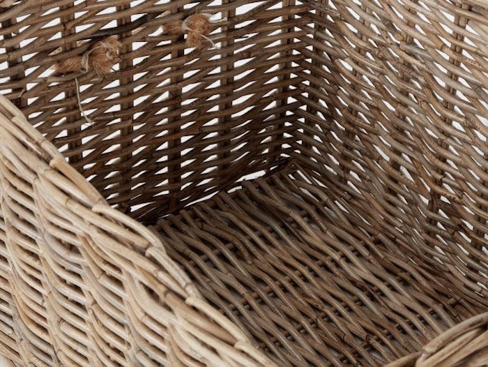 Hampton Small Storage Basket | Now On Sale | Interior View | Bedtime.