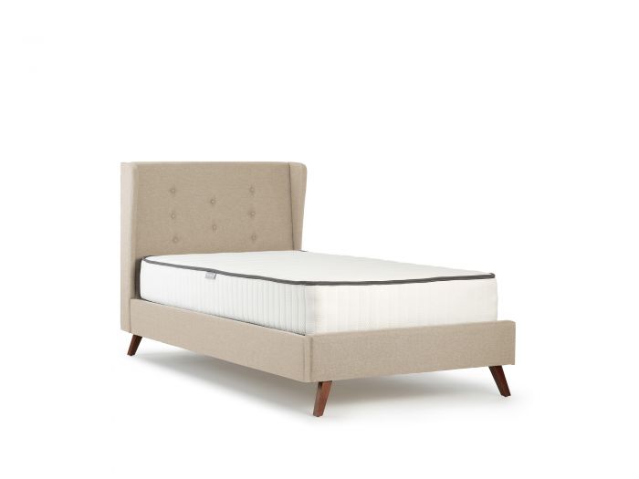 king single upholstered bed frame