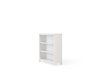 Hampton Three Shelf White Bookcase | Bedtime.