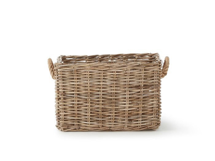 Hampton Small Storage Basket | Now On Sale | Side View | Bedtime.