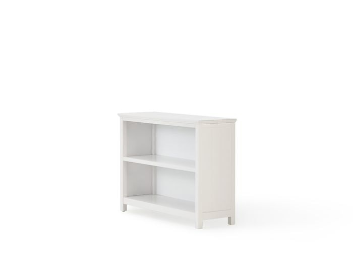 Hampton Two Shelf White Bookcase | Now On Sale | Bedtime.
