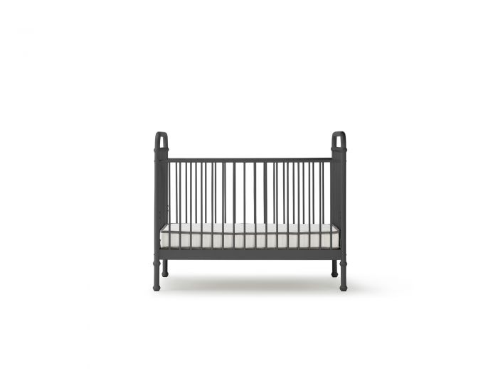 black metal cot