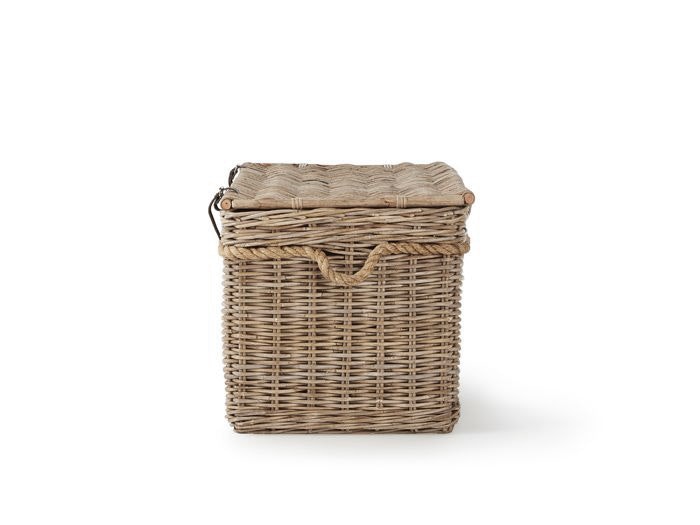 New England Large Hamper | Now On Sale | End View | Bedtime.