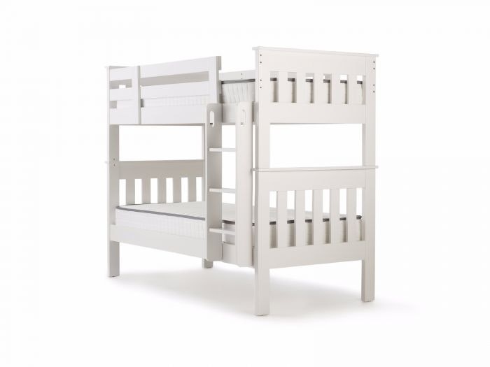 New England White King Single Bunk Bed | Now On Sale | Bedtime.