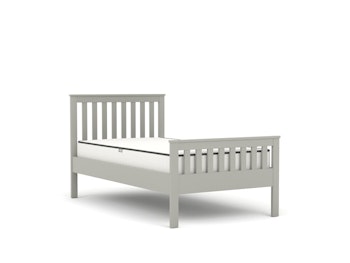 Newport Grey Single Bed | Bedtime.