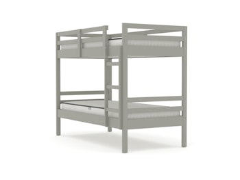 Studio Grey Single Bunk Bed | Bedtime.