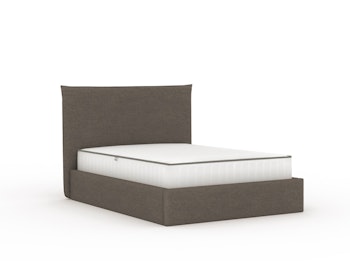 Slouch Flannel Upholstered Queen Bed | Bedtime.