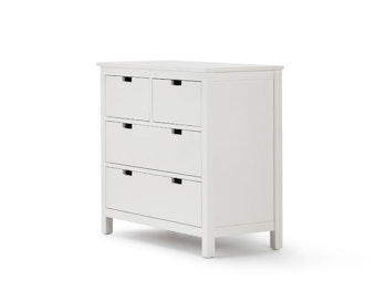Soho White 4 Drawer Dresser | Bedtime.