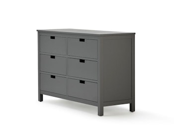 Soho Graphite 6 Drawer Dresser | Bedtime.