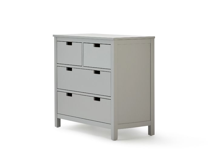 Soho Grey 4 Drawer Dresser | Bedtime.