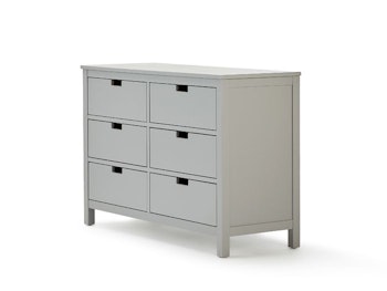 Soho Grey 6 Drawer Dresser | Bedtime.