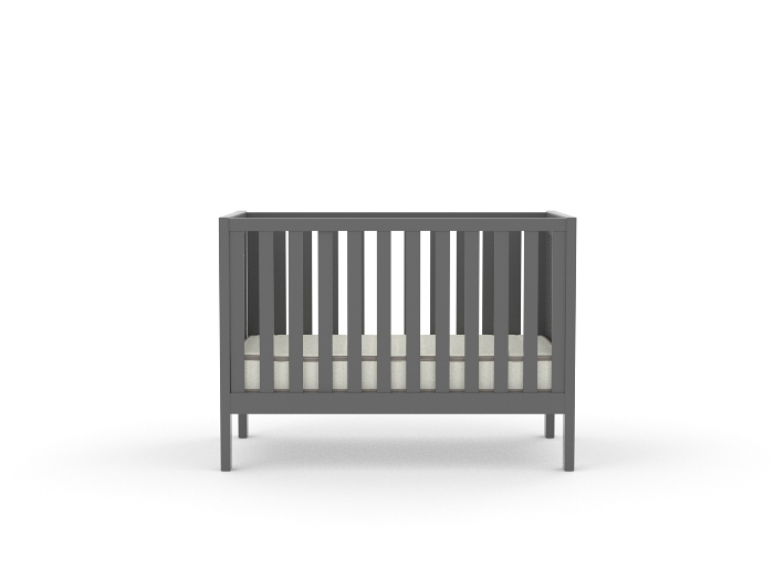 cheap grey cot