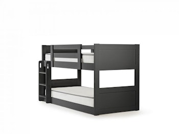 Town & Country Graphite Single Low Bunk Bed | Bedtime.