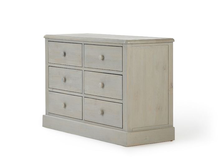 Woody Greywash 6 Drawer Dresser | Now On Sale | Bedtime.