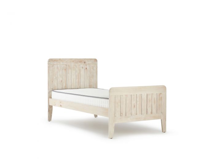 Woody Whitewash King Single Bed | Now On Sale | Bedtime.